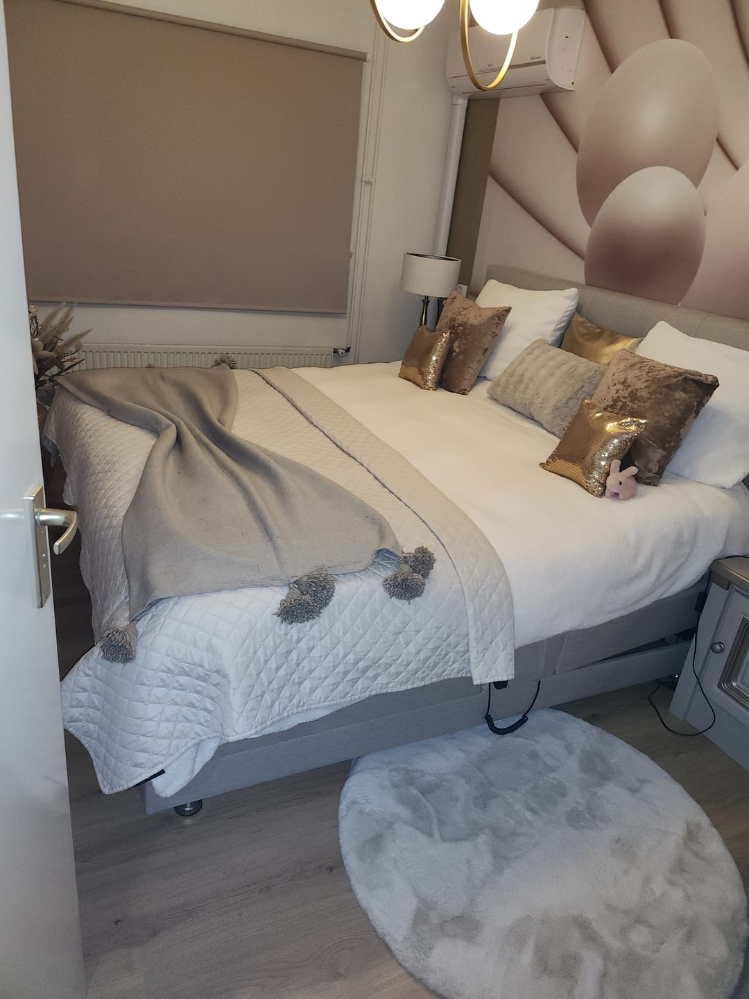 Customer photo review of Dekbedovertrek set Teddy Sleep on Clouds White
