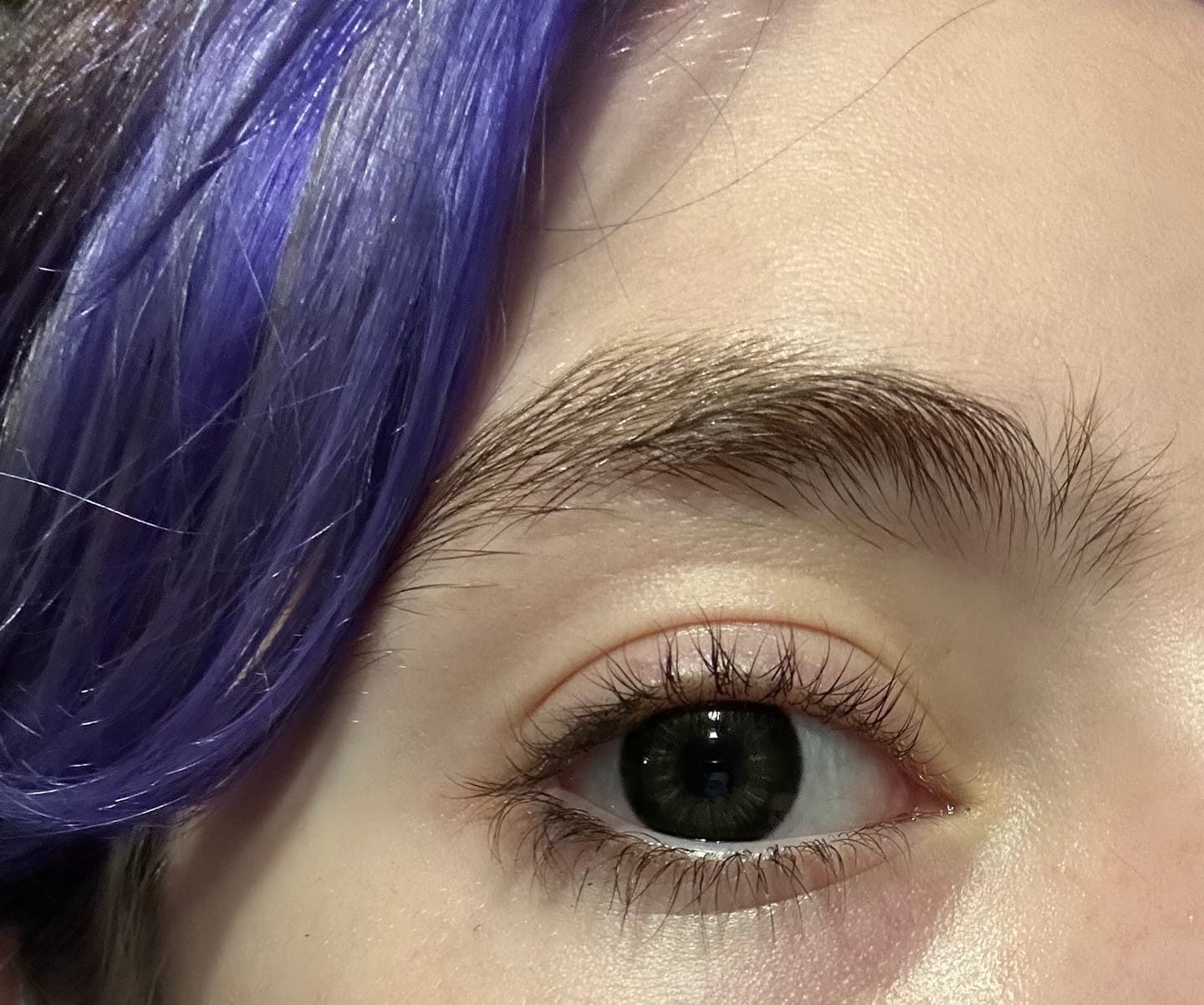 Customer photo review of Amazonia Devil's Triangle Black Prescription Colored Contact Lenses