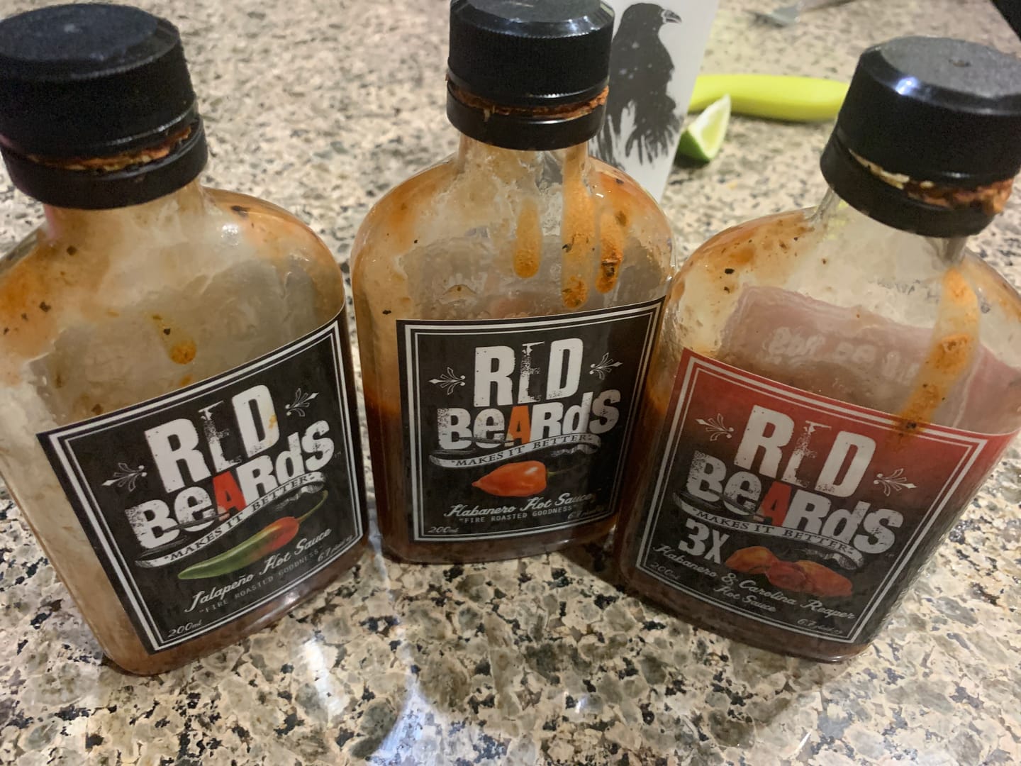 Customer photo review of FIRE ROASTED JALAPEÑO HOT SAUCE
