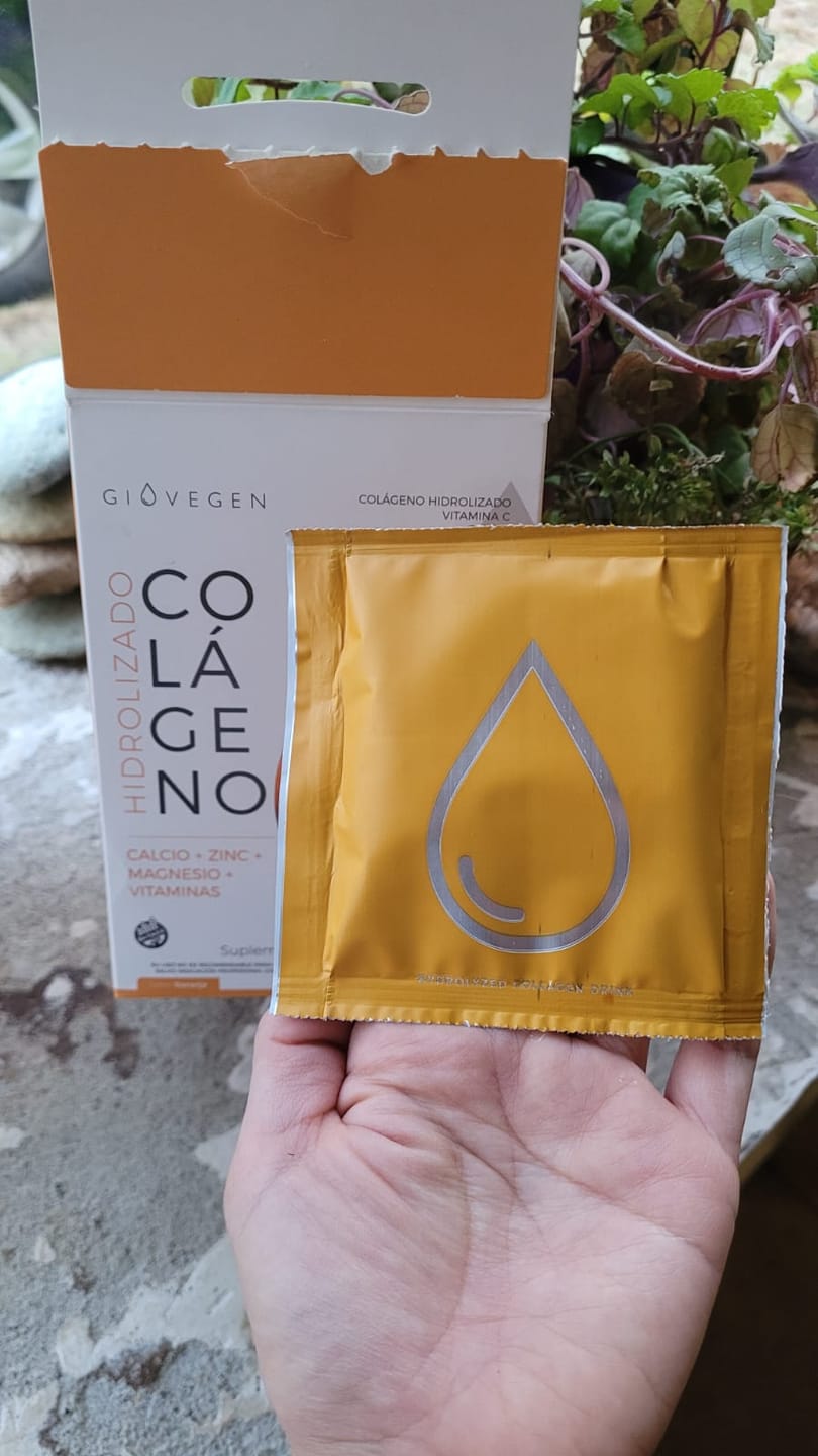 Customer photo review of Colágeno hidrolizado Ca+Zn+Mg+Vitaminas-30 sobres