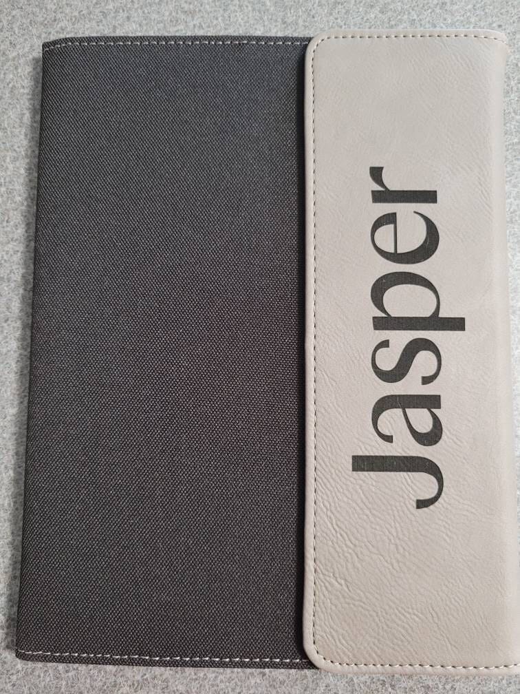 Customer photo review of Christmas Gift For Him, Personalized Journal, Padfolio with Refillable Notepad, Personalized Notebooks