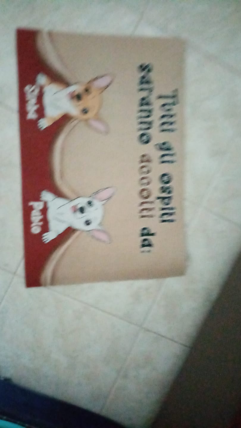 Customer photo review of Animaletti - Zerbino Personalizzabile