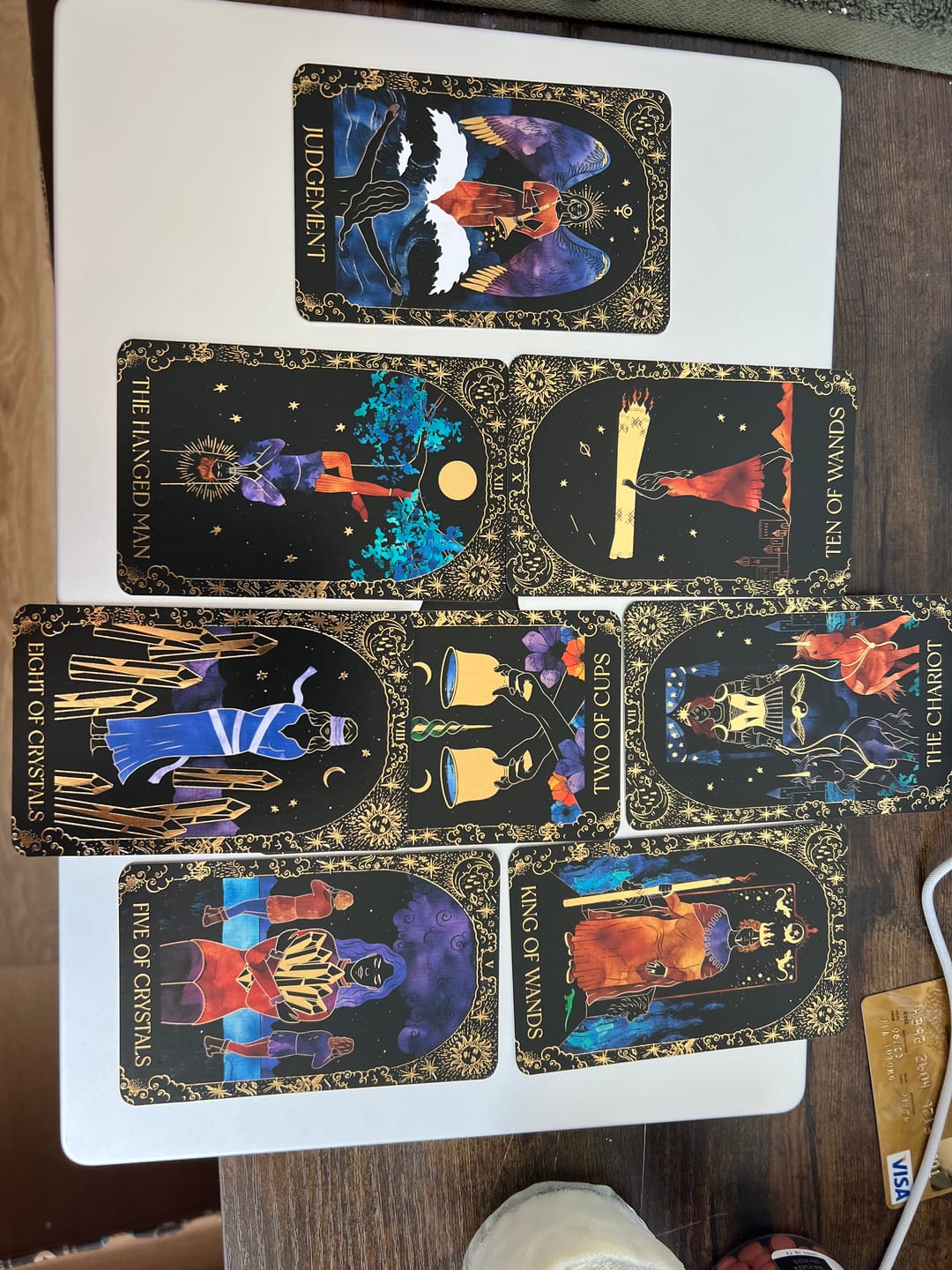 Customer photo review of Dreamy Moons Tarot