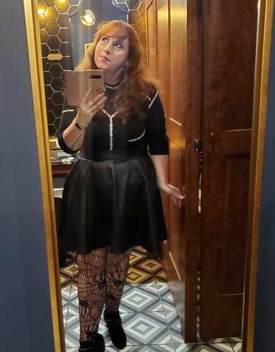 Customer photo review of BATMAN RETURNS™ Catwoman Stitches Bad Girl Top