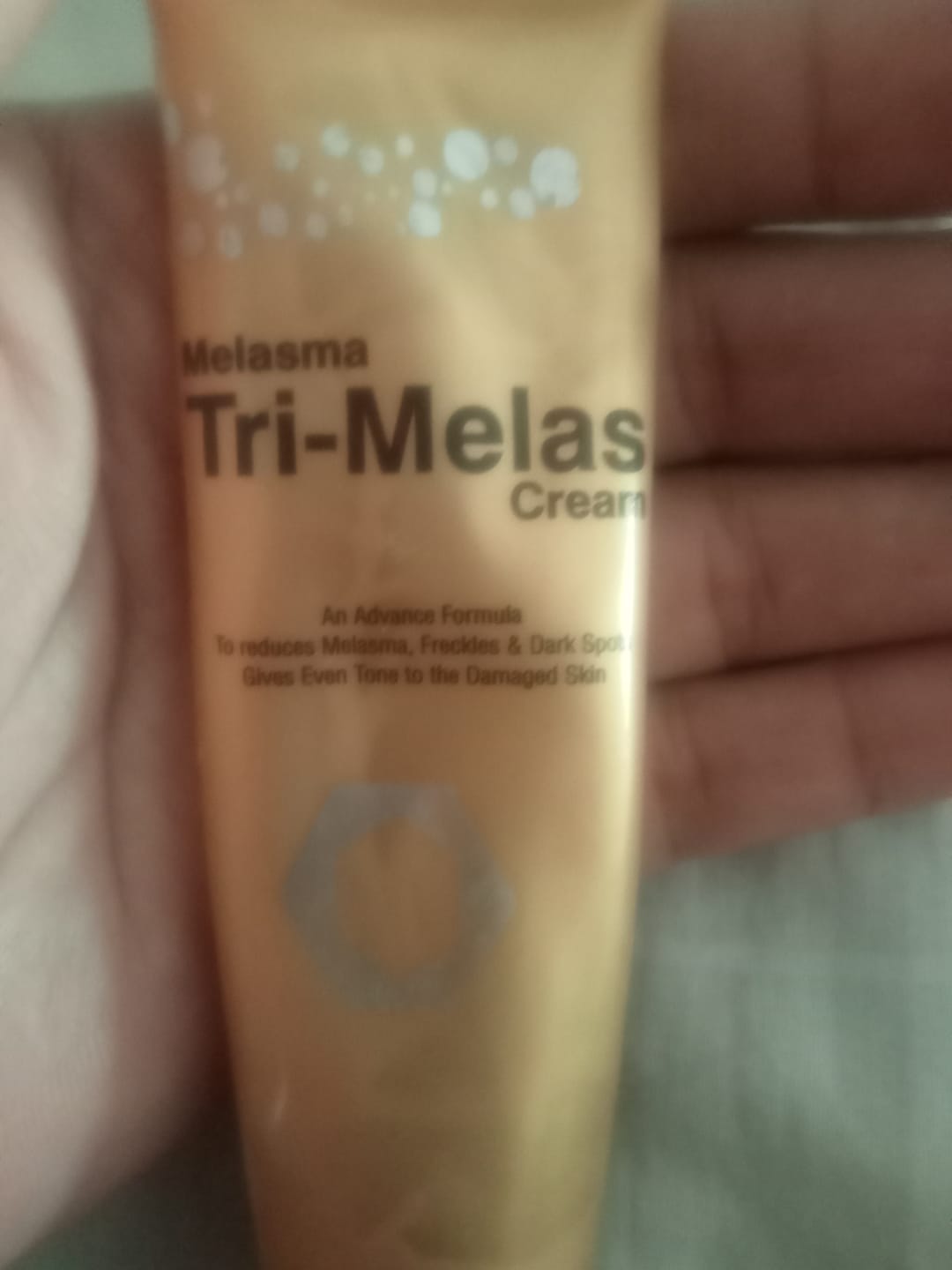 Customer photo review of Tri Melas Cream
