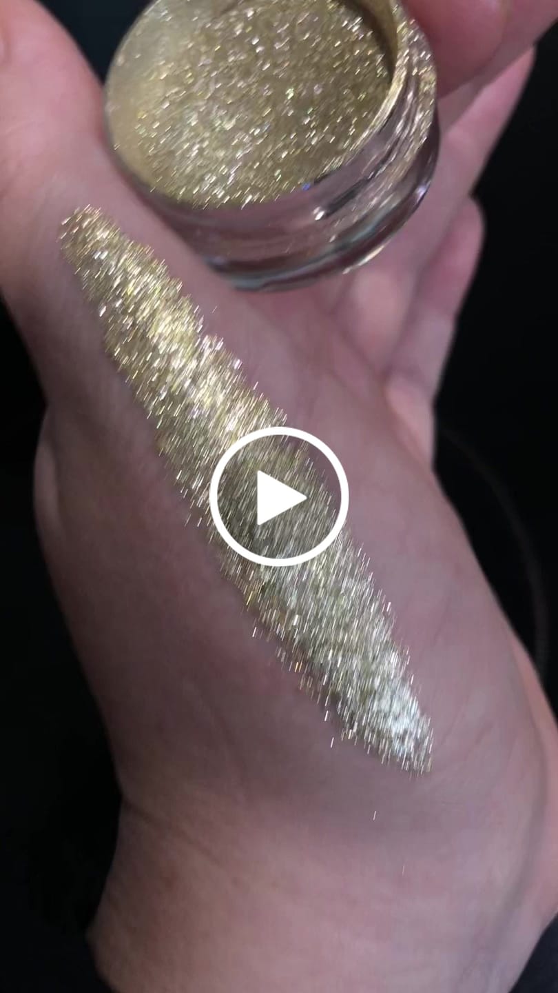 Customer video review of Loose glitter pigment - Glamour