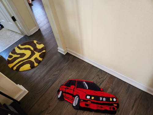 Customer photo review of Colorado Tufting Classes by Tuft-Love