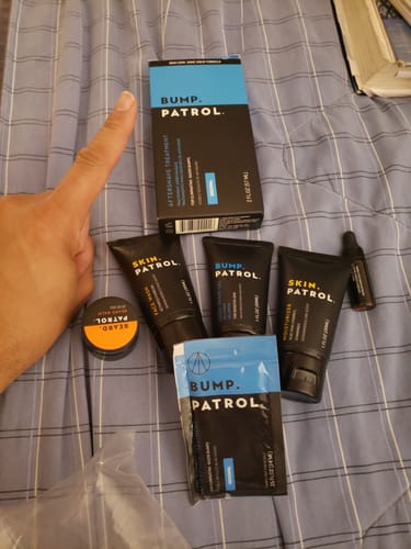 Customer photo review of Bump Patrol Aftershave Original