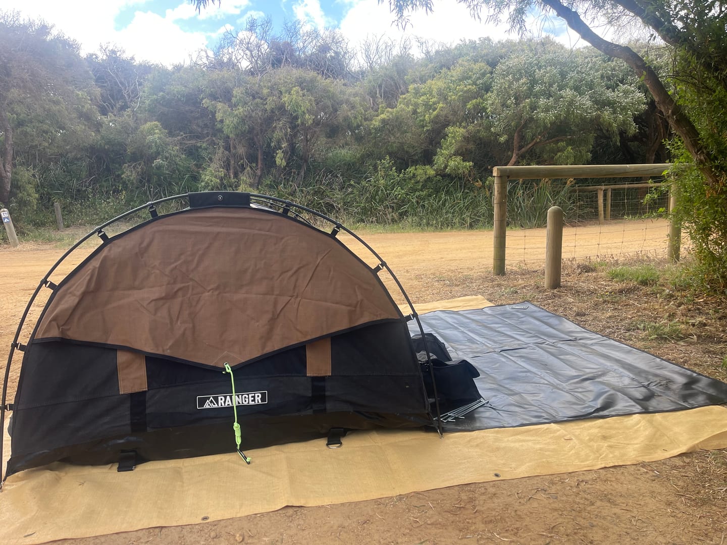 Customer photo review of Rainger Touring Swag RT2 - Woodland