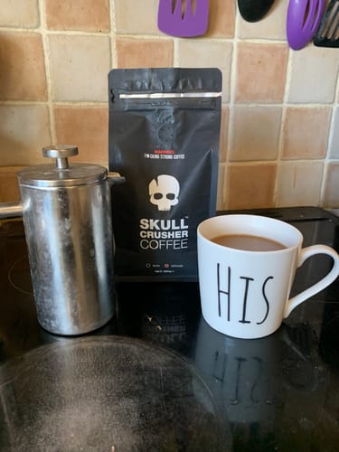 Customer photo review of Skull Crusher Coffee - 500g