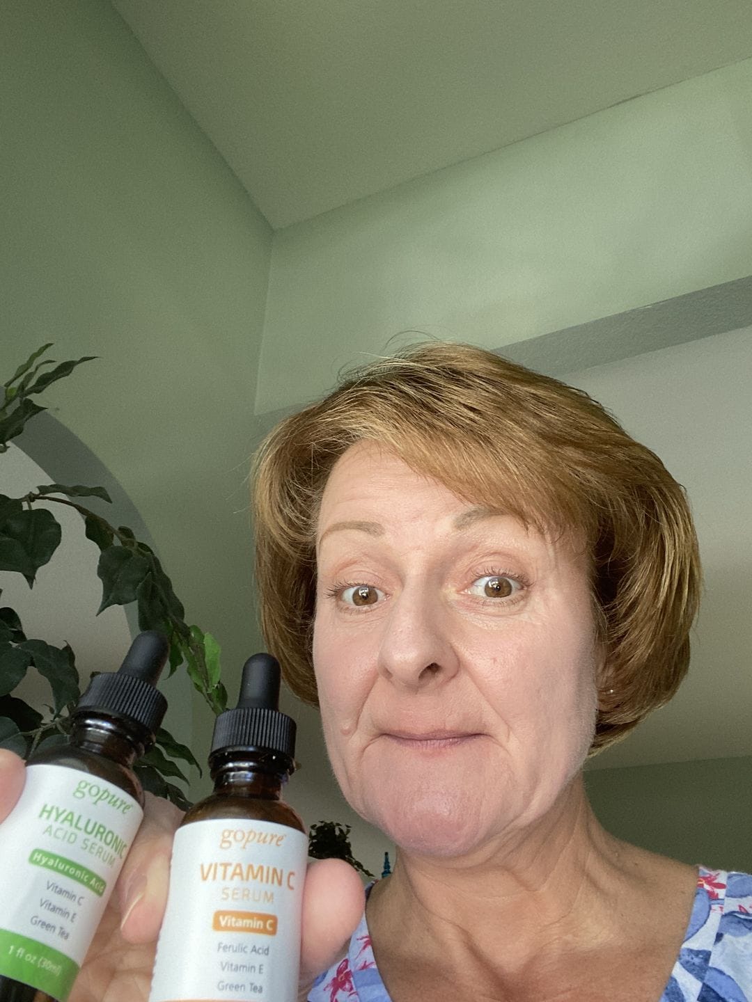 Customer photo review of Revitalizing Serum