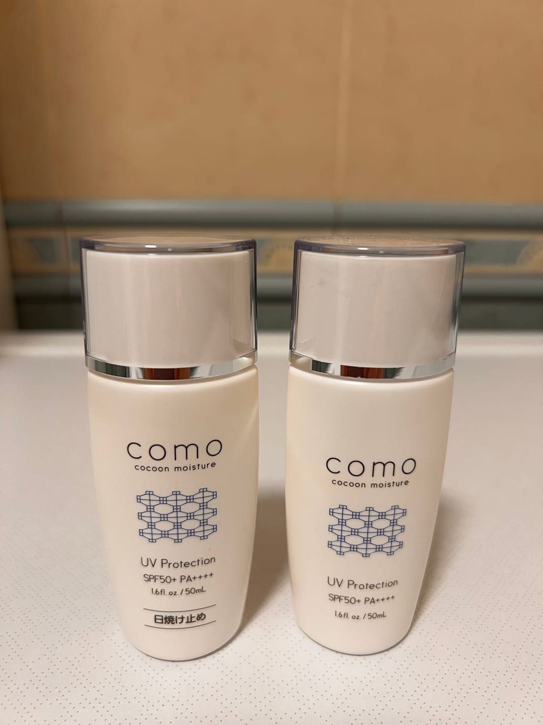 Customer photo review of COMOACE UV Cream With Silk Extract SPF50 + / PA ++++
