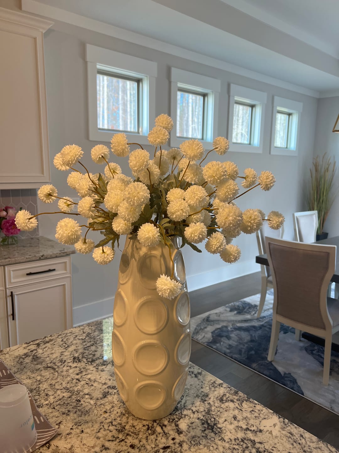 Customer photo review of Faux Kiku Flower - White (10 Stems)