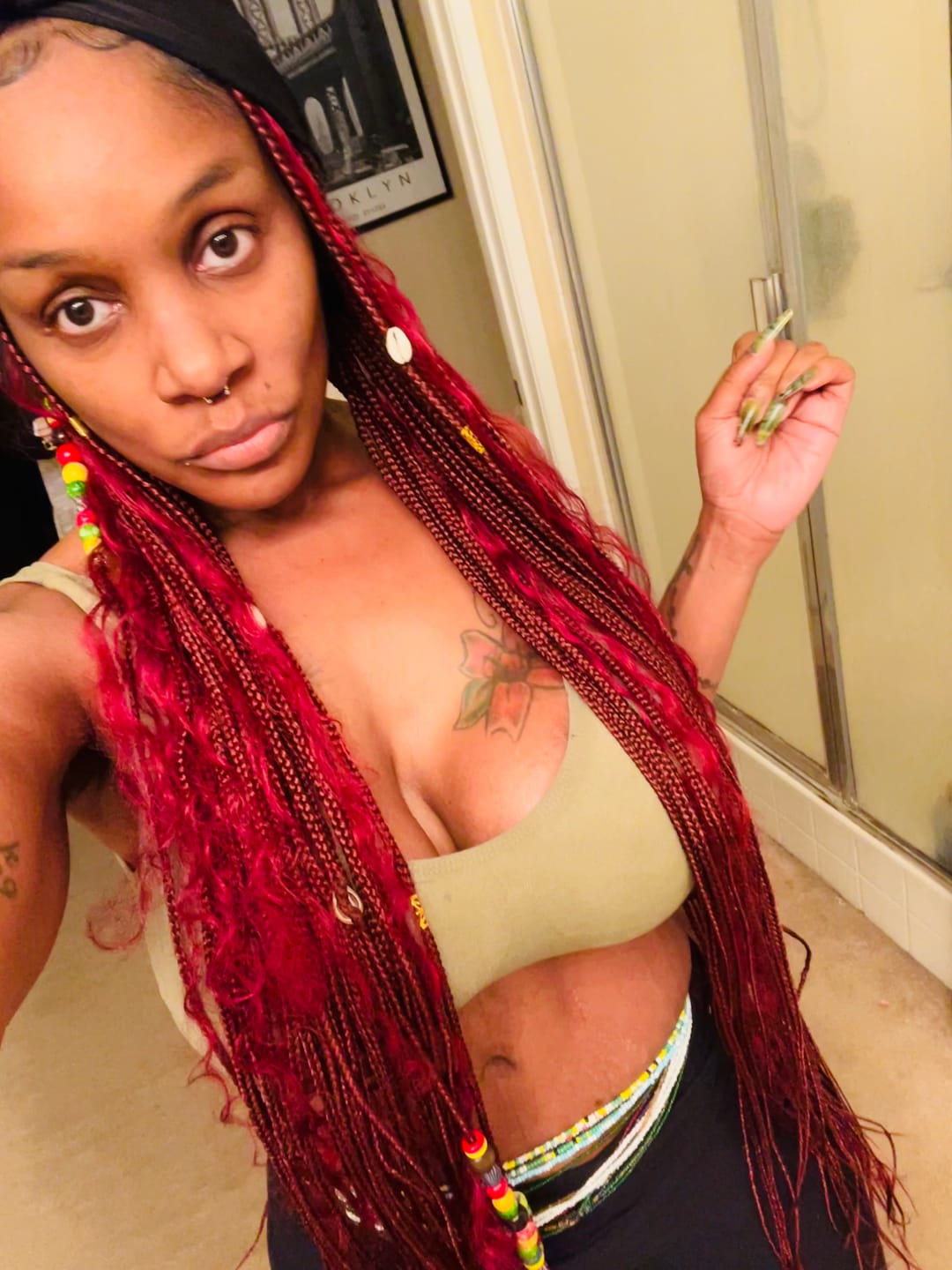 Customer photo review of BOHO Knotless Braided wig