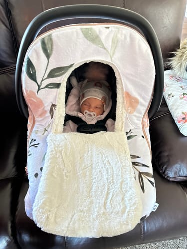 Customer photo review of Winter - Watercolor Peach Florals