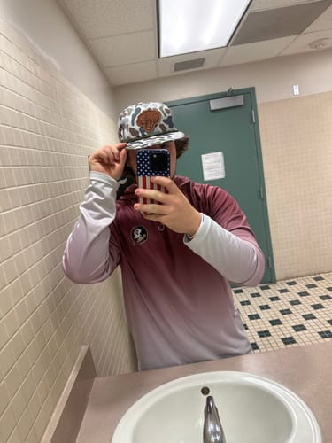 Customer photo review of Custom Leather Patch Goat Rope Hats