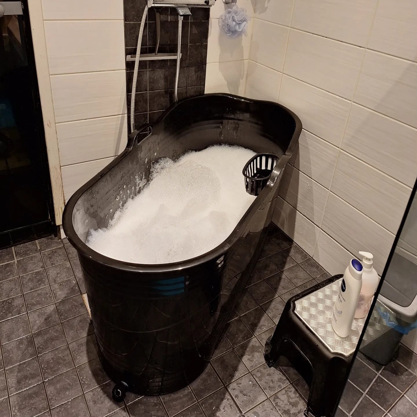 Customer photo review of Kylpyamme XL Aikuisille