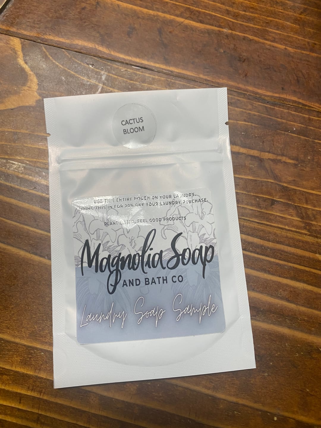 Customer photo review of LAUNDRY SOAP SAMPLER 4 Pack