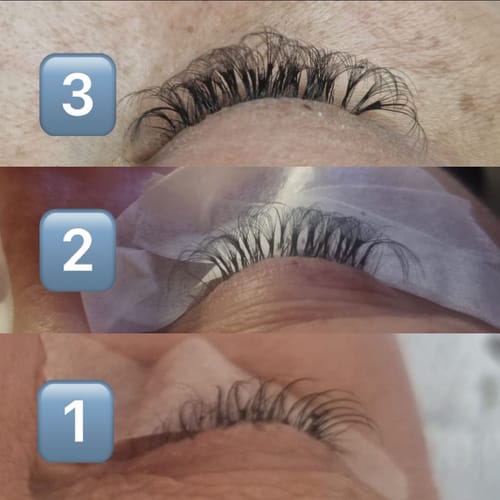 Customer photo review of LIVERPOOL EYELASH EXTENSION COURSE