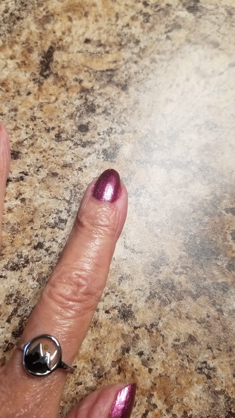 Customer photo review of Mountain Mustard Seed Ring