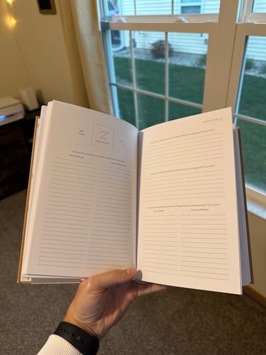 Customer photo review of Love Story Journal - Cashew