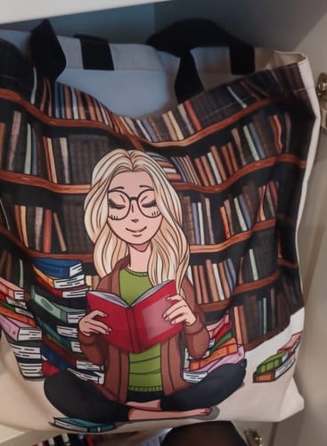 Customer photo review of Tipa da libri - Borsa shopper personalizzata