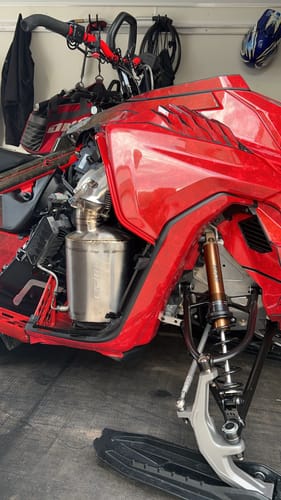 Customer photo review of Ski Doo / Lynx 850 Turbo Q-Muf Chambered Titanium Muffler Gen 4 & 5