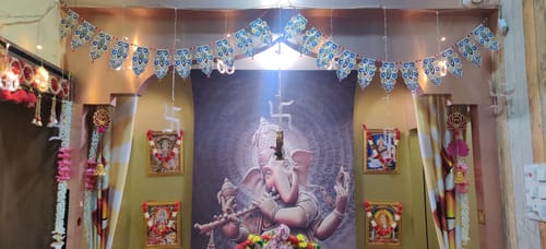 Customer photo review of Pooja Door Toranam