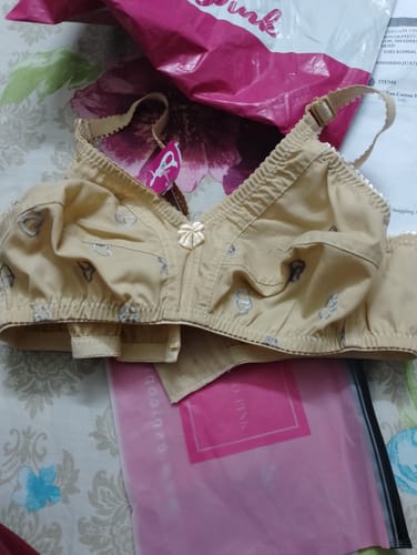 Customer photo review of Chiken Cotton Bra - Hearts