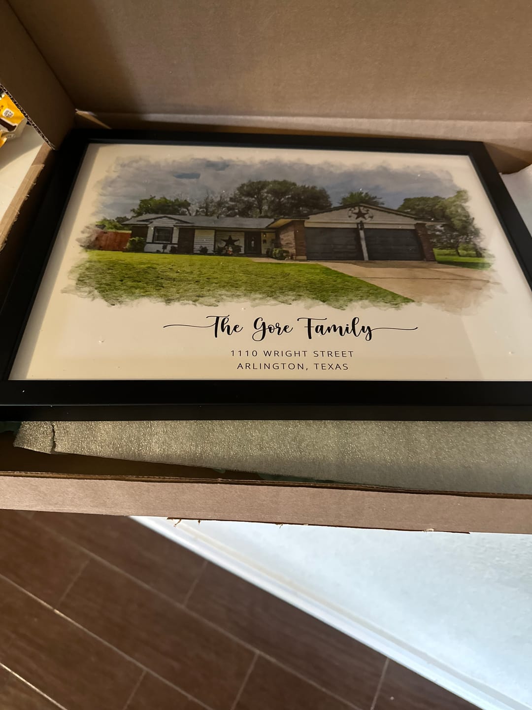 Customer photo review of Custom House Portrait