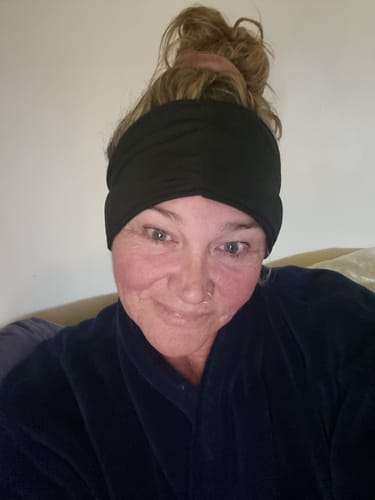 Customer photo review of CozyBand Wireless Headphones