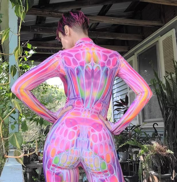 Customer photo review of Pink Morph Costume