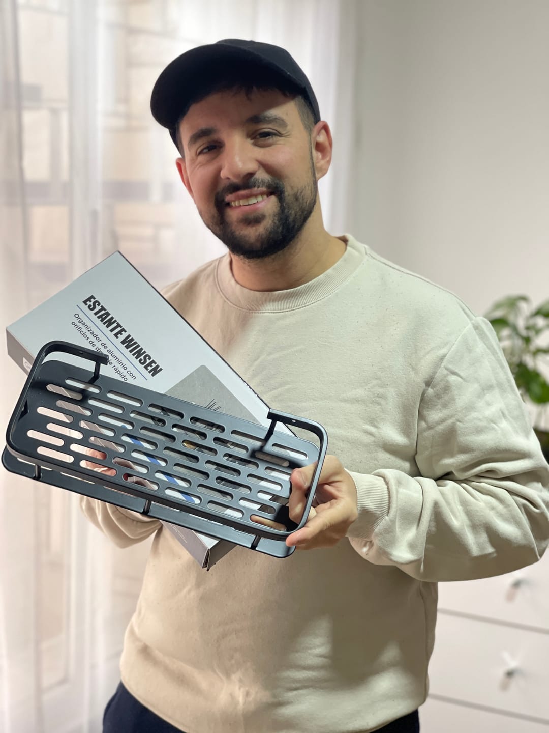 Customer photo review of Estante Organizador Winsen de Aluminio Milhome