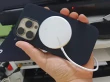 Customer photo review of iPhone 15 Silicone Case with MagSafe