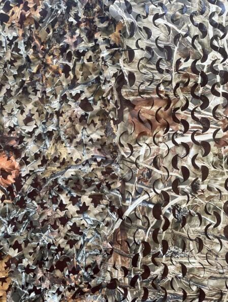 Customer photo review of Camo Netting for Hunting Blind