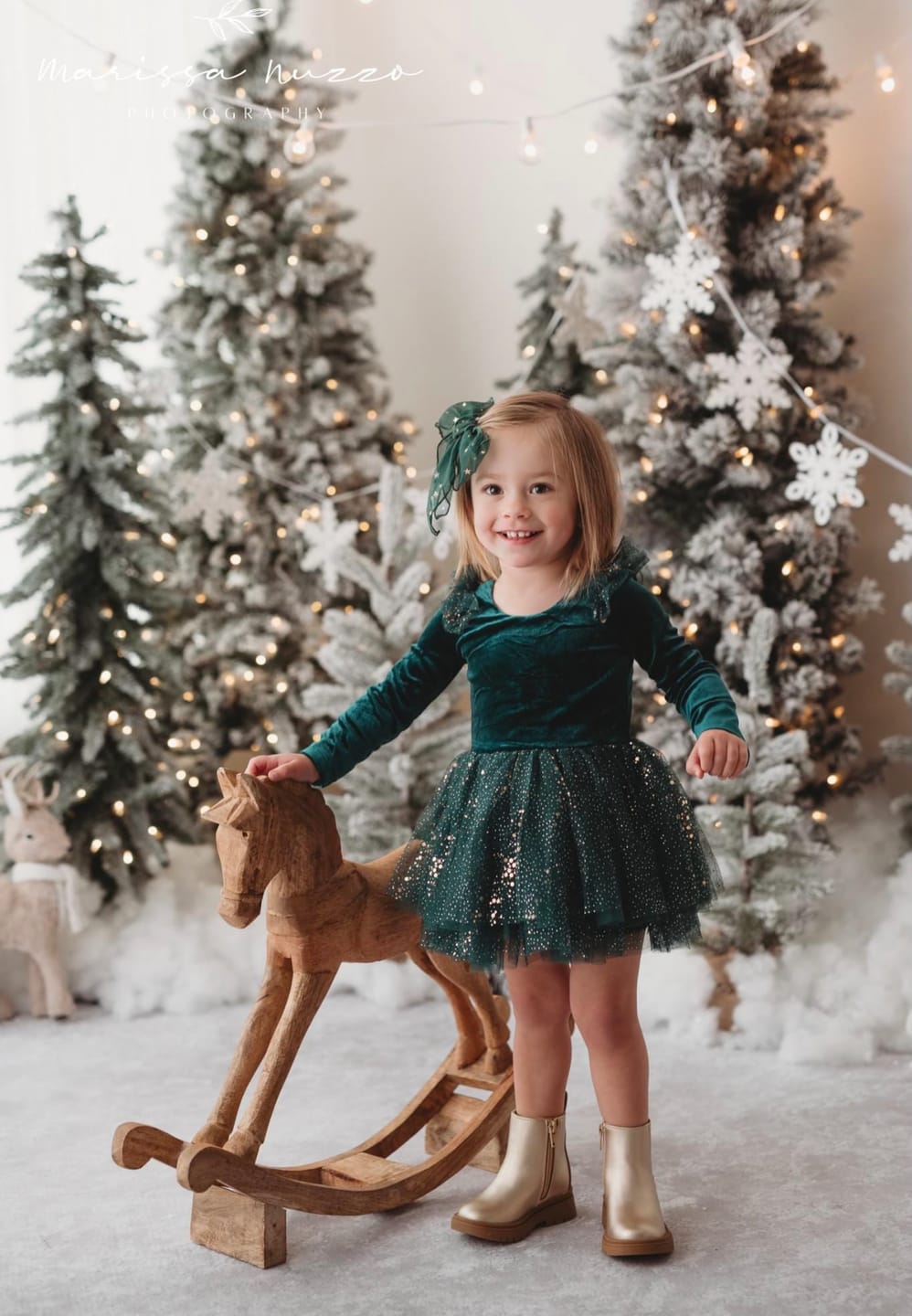 Customer photo review of Velour Ballerina Dress - Mistletoe (FINAL SALE)