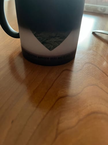 Customer photo review of Tazza magica personalizzata 325ml