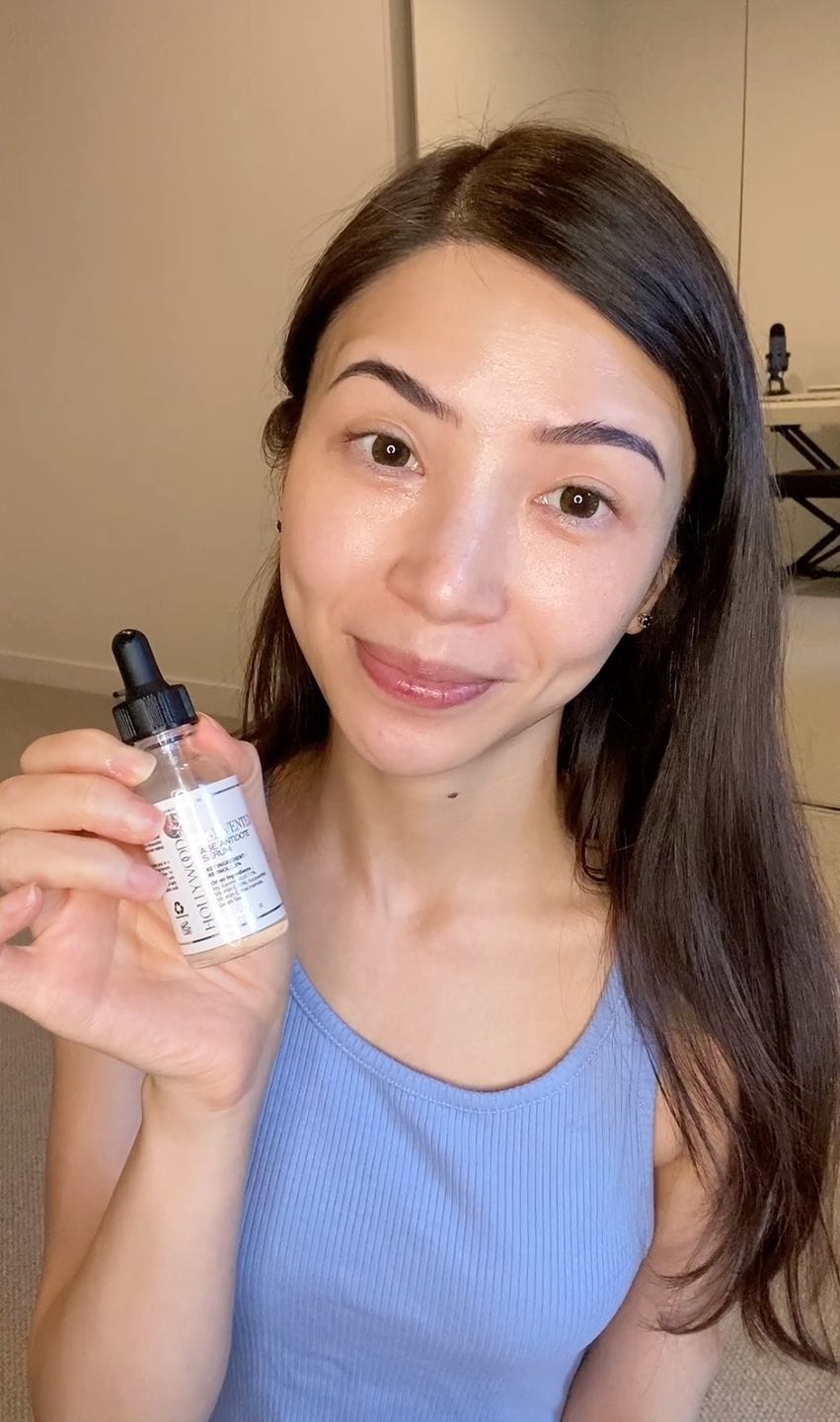 Customer photo review of Revitalizing Serum