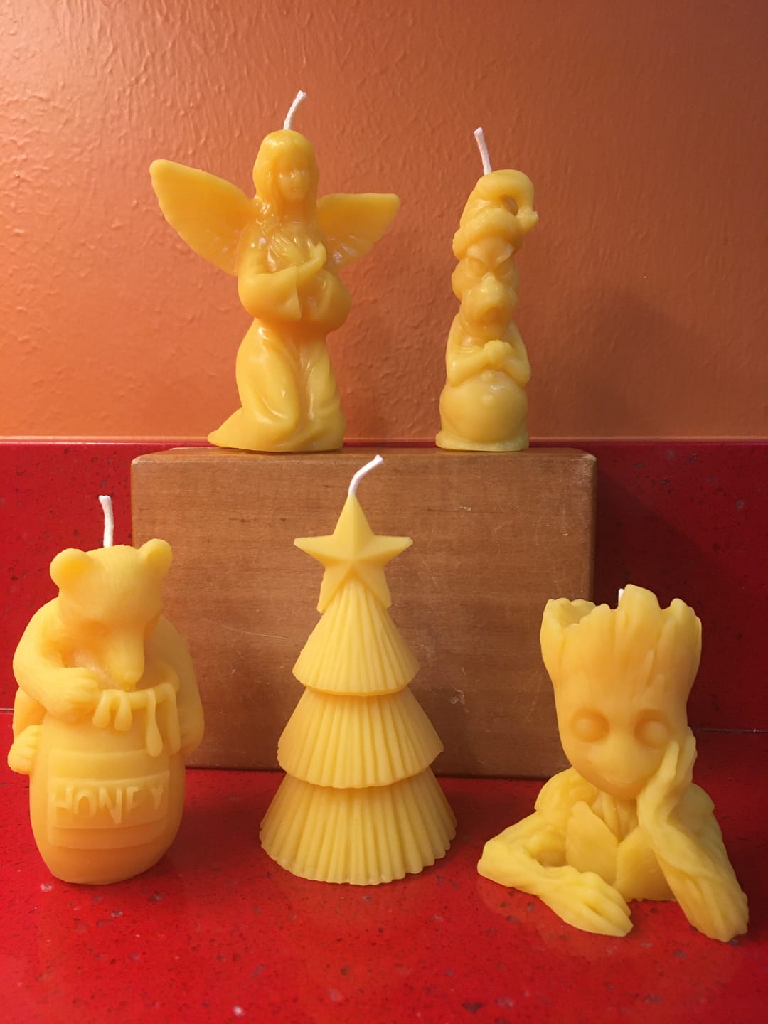Customer photo review of Bulk Yellow Beeswax Blocks for Sale