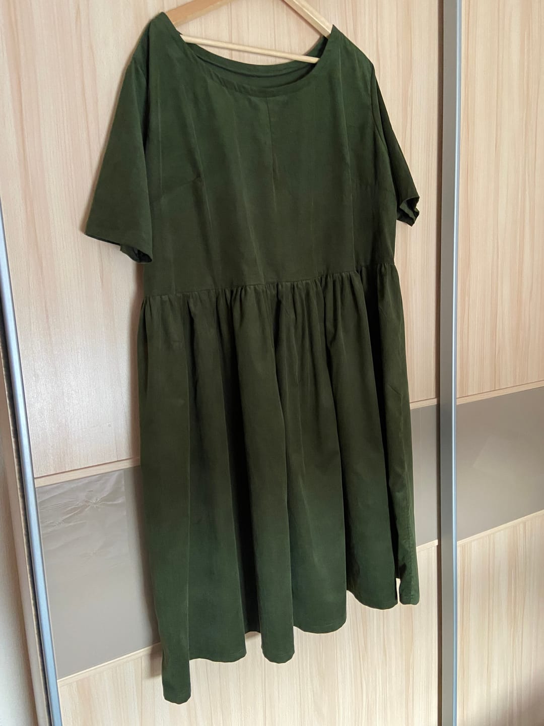 Customer photo review of Plain Needlecord Fabric