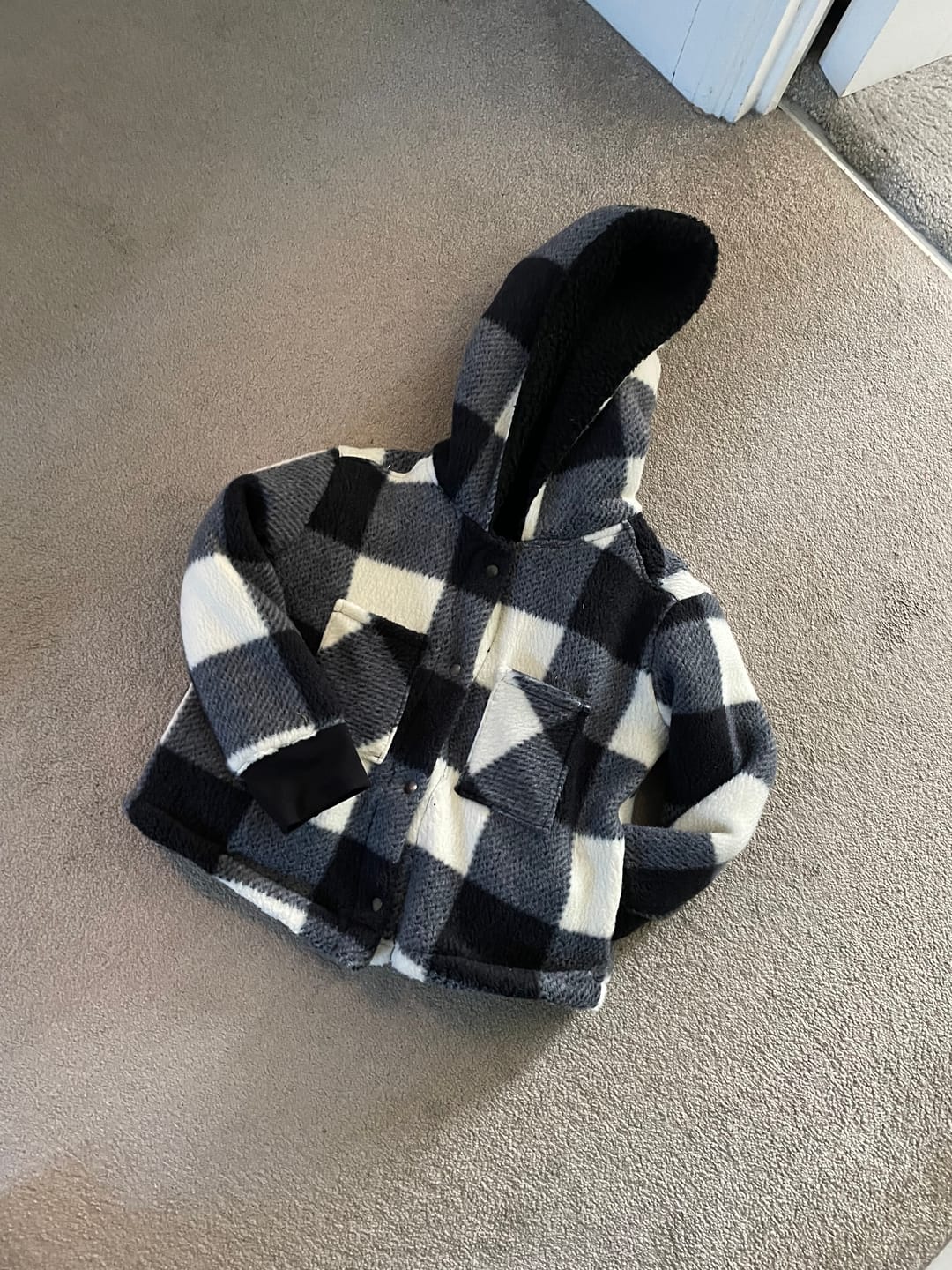 Customer photo review of Sherpa Faux Fur Fabric
