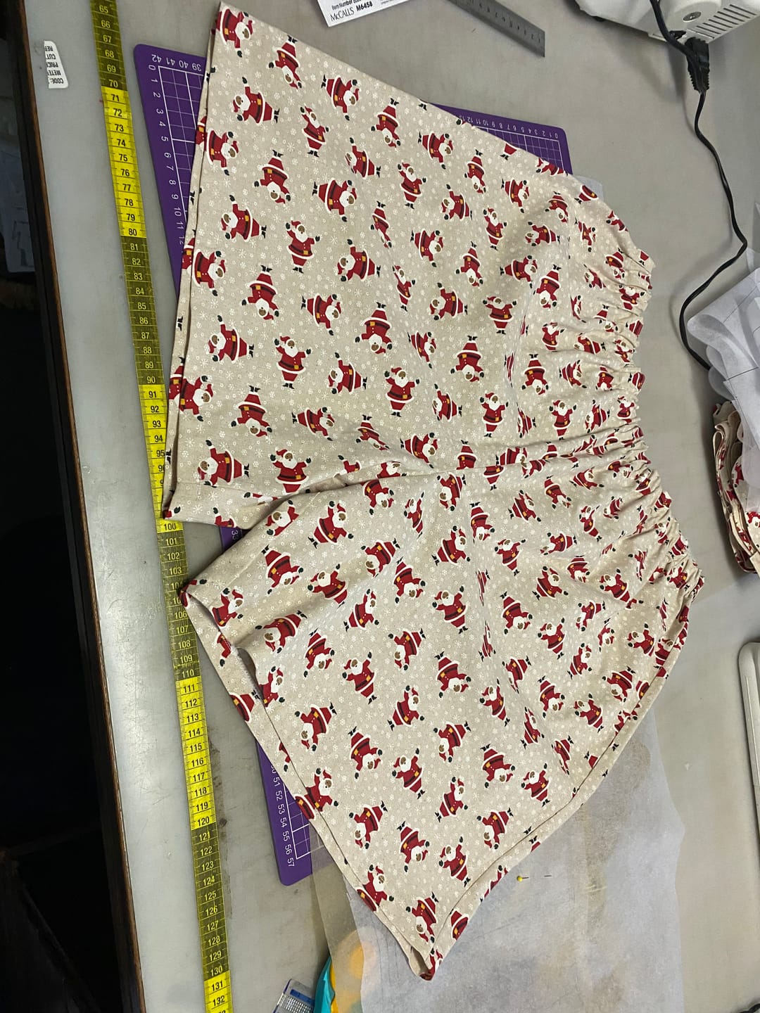 Customer photo review of Christmas Cottons colour Santa multi