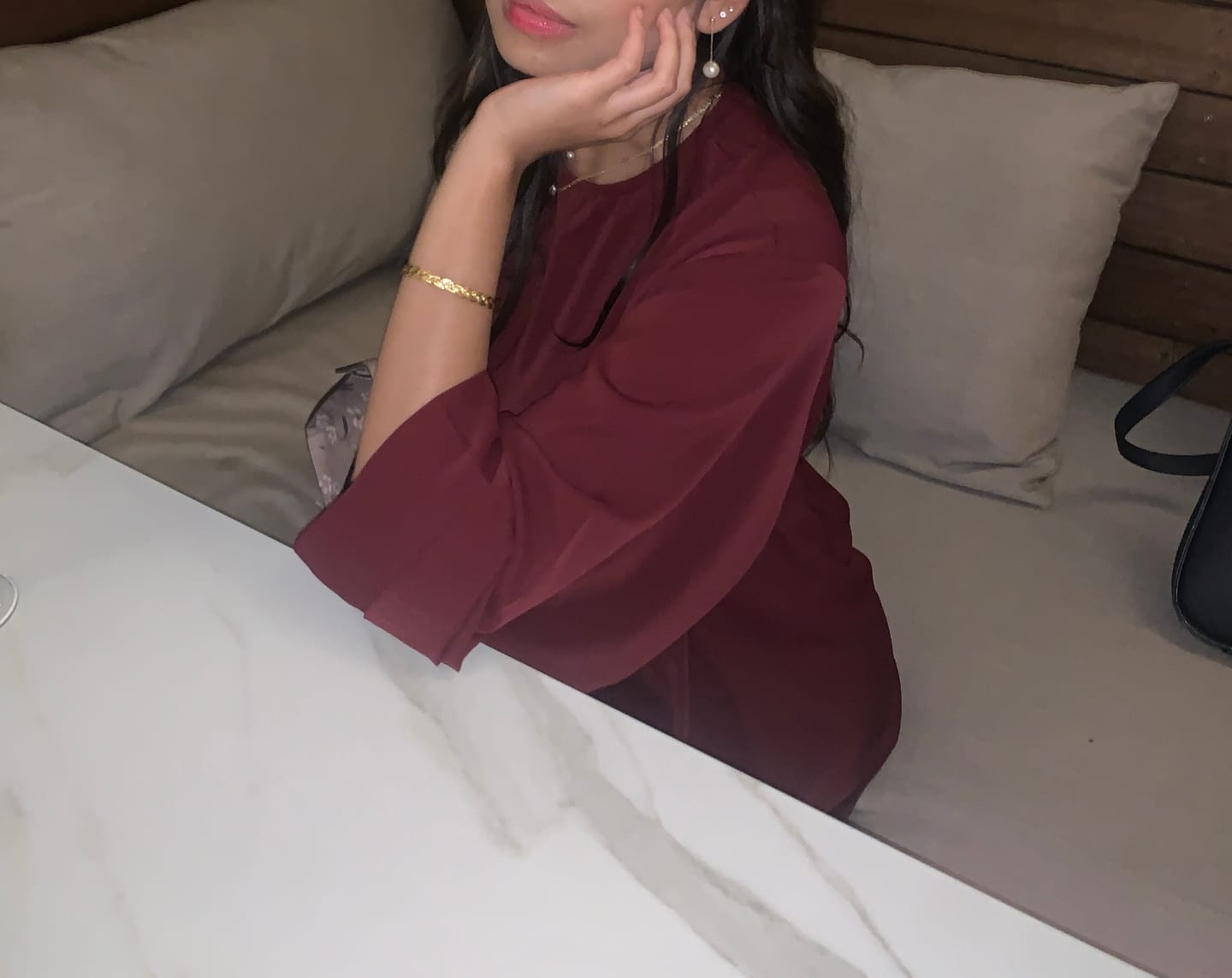 Customer photo review of Khatijah Abaya - Maroon