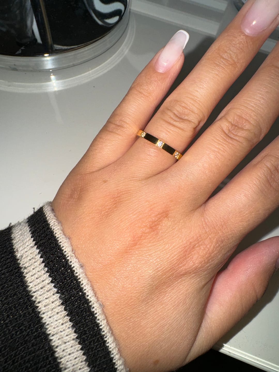 Customer photo review of Lola Ring | 18K vergoldet