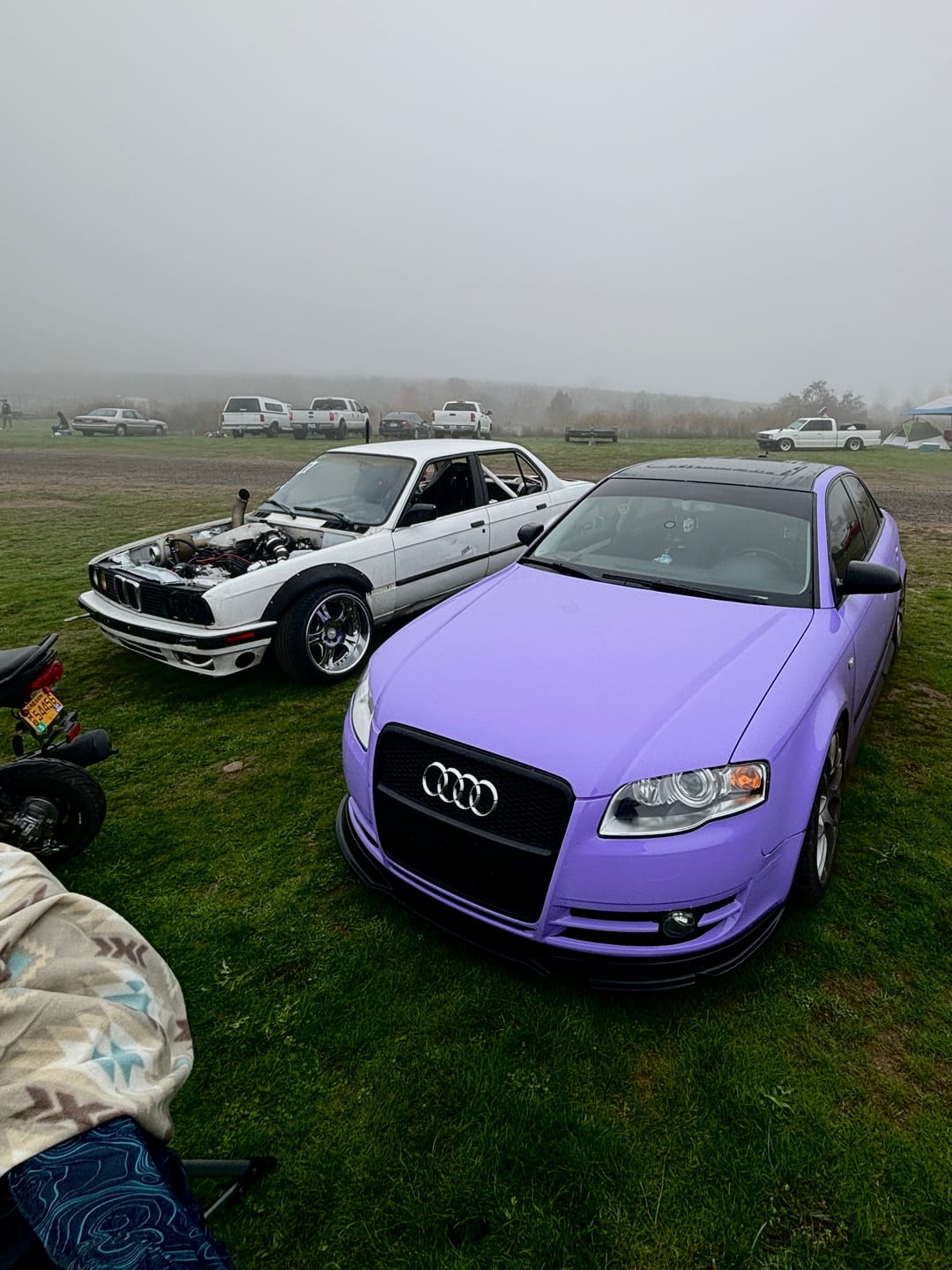 Customer photo review of Super Glossy Lavender Purple Vinyl Wrap