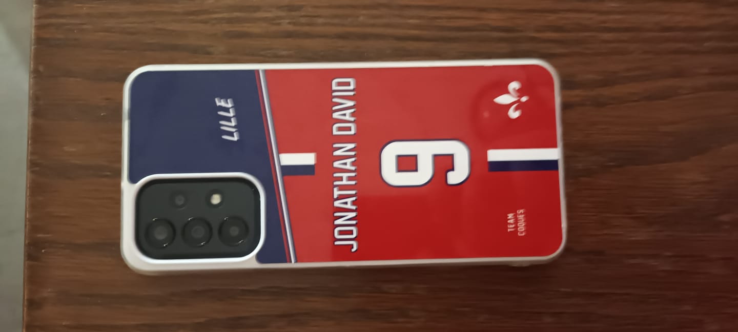 Customer photo review of Coque foot LILLE LOSC personnalisable - TEAMCOQUES