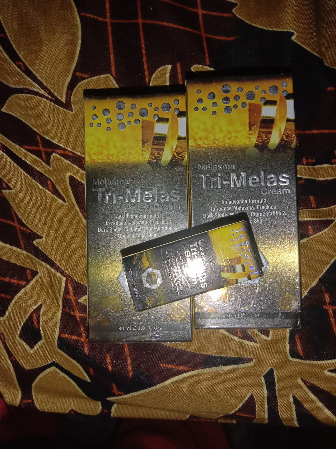 Customer photo review of TRI MELAS SERUM