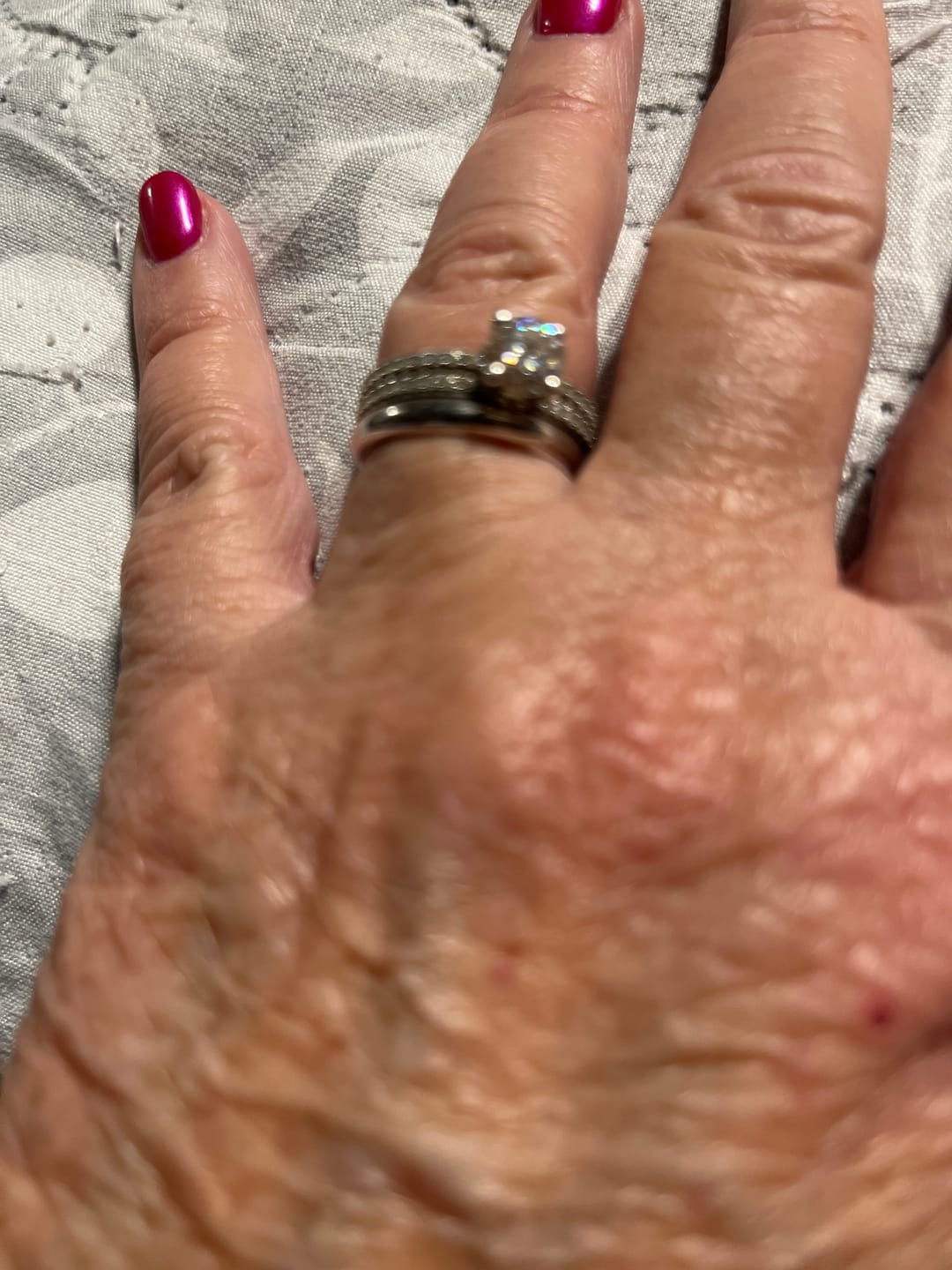 Customer photo review of High Polished Classic Comfort Fit Wedding Band