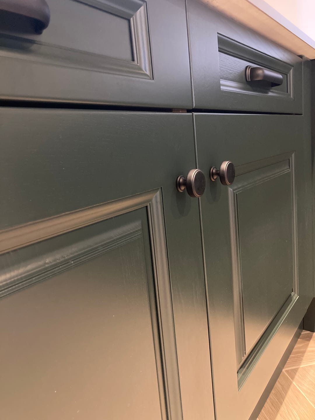 Customer photo review of Calgary Cupboard Handles