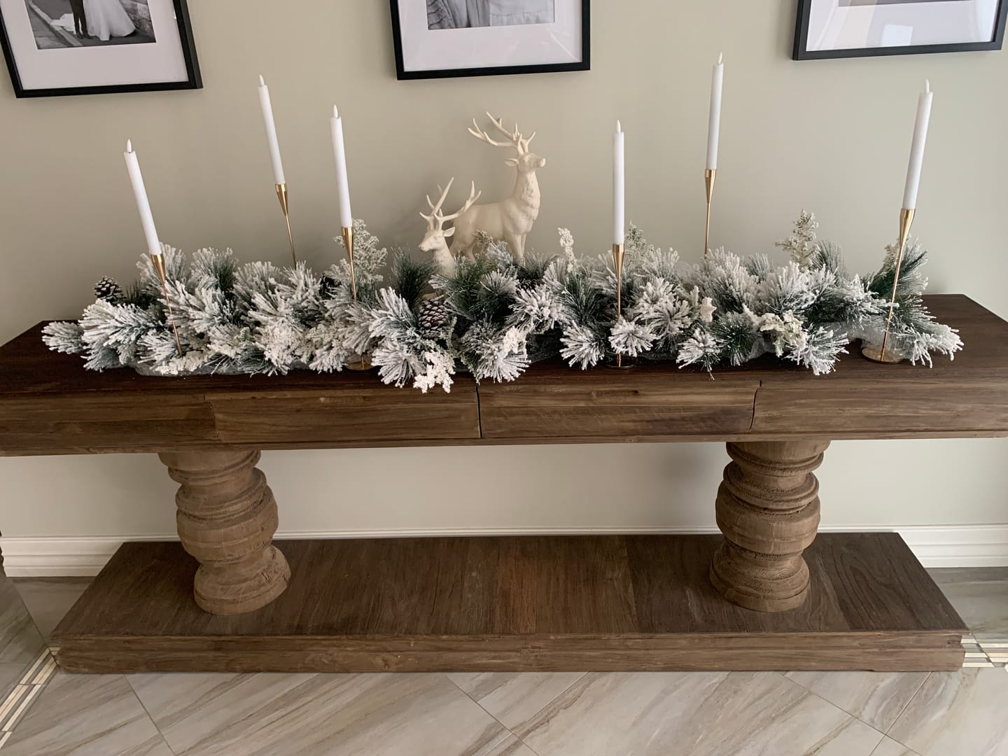 Customer photo review of Gold Candle Holder Set
